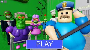 BARRY Vs ВСЕХ ЗОМБИ в BARRY'S PRISON RUN! New Scary Obby в РОБЛОКС