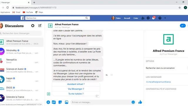 Alfred Premium, le chatbot d'Arte. смотреть онлайн