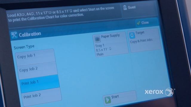 Xerox Color C60/C70 Printer: Calibrations for Printing and Scanning смотреть онлайн