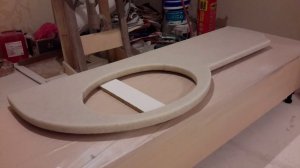 Самостоятельное изготовление столешницы в ванную комнату из искусственного камня!