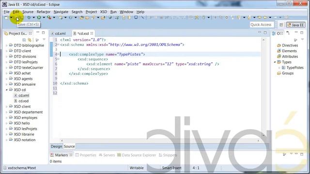 Création d'un schéma XML - cd.xml смотреть онлайн