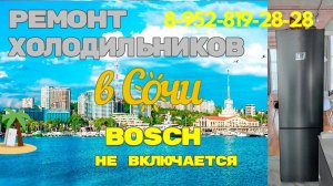 Холодильник Bosch не включается после скачка напряжения