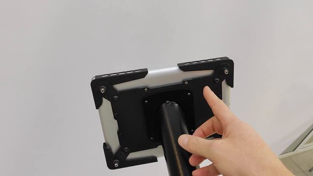 Антивандальная напольная стойка PAD F8 Black для планшетов смотреть онлайн