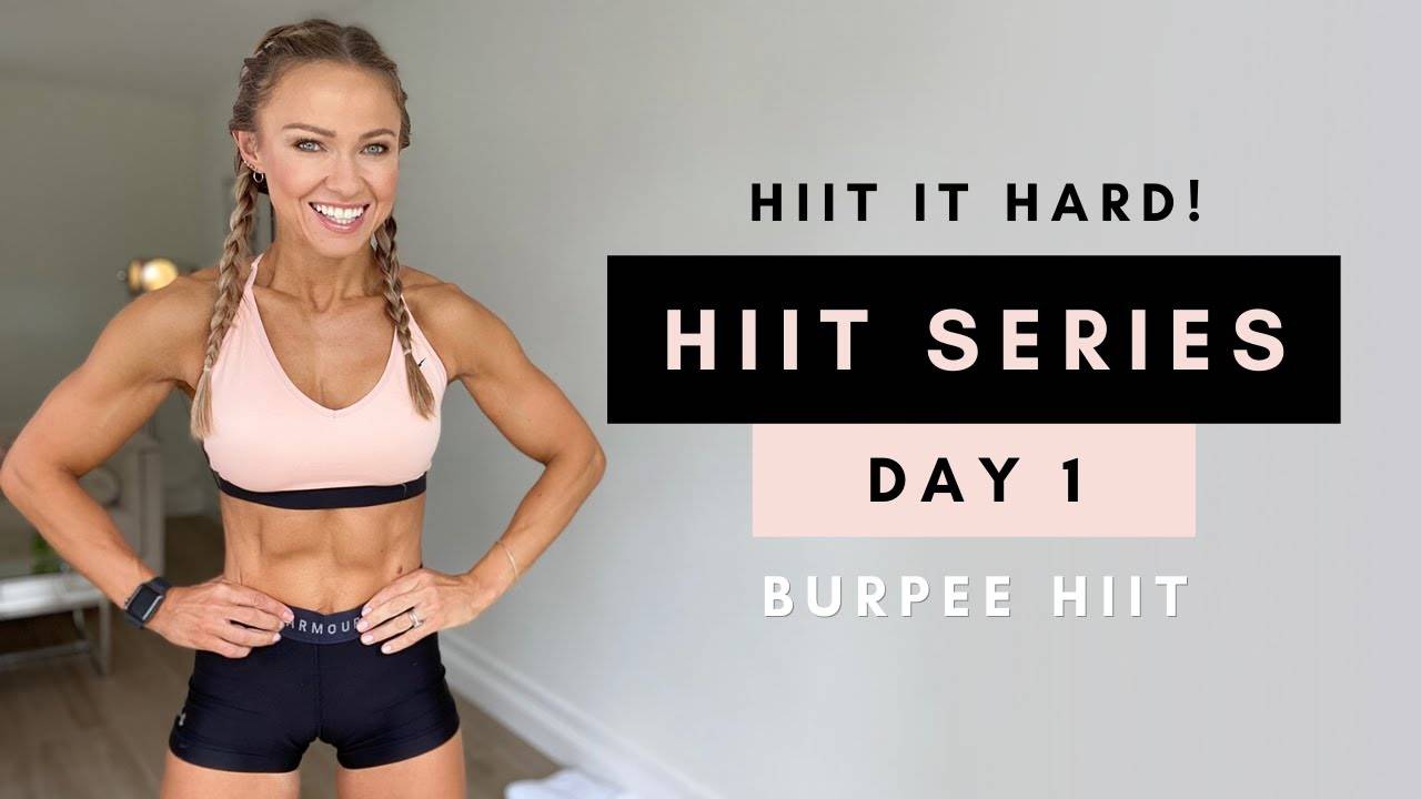 Caroline Girvan - 20 Min BURPEE HIIT WORKOUT at Home ｜ HIIT it Hard Series Day 1