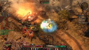 Grim Dawn, Проклятый часовой, ответный урон кислотой, хардкор#11