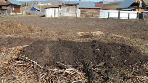 Грядки на компостных и навозных кучах делаем сами