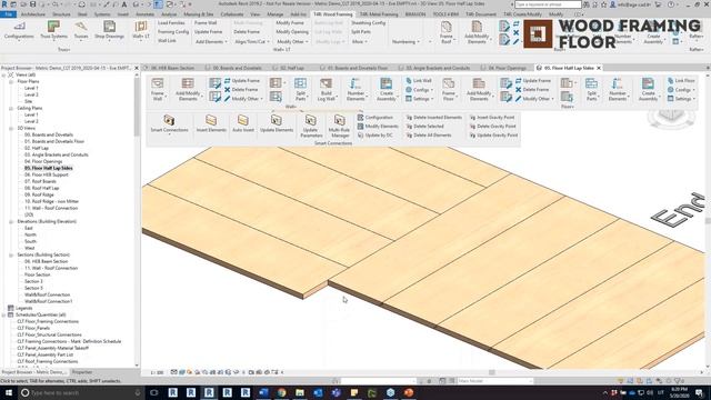 Framing with CLT Panels in Revit смотреть онлайн