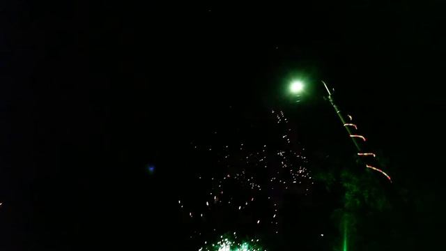 Праздничный салют на день города. смотреть онлайн