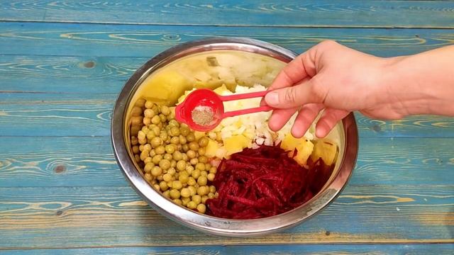 НЕОБЫЧНЫЙ СПОСОБ ПРИГОТОВЛЕНИЯ Винегрета, я готовлю теперь так всегда