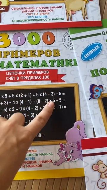 3000 примеров по математике 2-3-4 класс смотреть онлайн