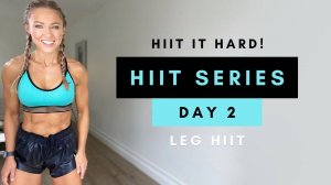 Caroline Girvan - 20 Min LEG HIIT WORKOUT at Home ｜ HIIT IT HARD Series Day 2