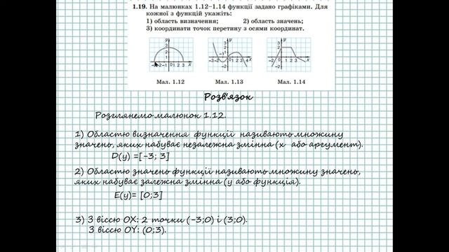 ГДЗ. Розв'язок завдань 1.18 - 1.20 з алгебри. Підручник Істер. Математика 10 клас смотреть онлайн