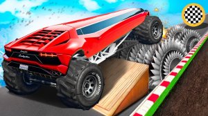 МОЖНО ЛИ ПРОЕХАТЬ ДОРОГУ С ПИЛАМИ НА ДЛИННОЙ МАШИНЕ В ГТА 5 МОДЫ ! СКОРТИ GTA 5 ONLINE