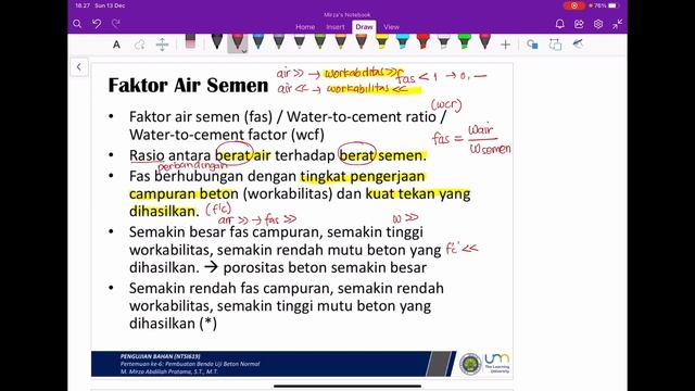 Teknologi Bahan Konstruksi: Material Beton dan Kaitannya dengan Faktor Air Semen смотреть онлайн