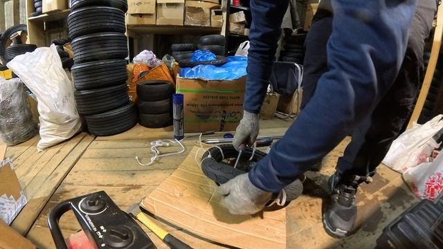 Забортовка литой покрышки 14