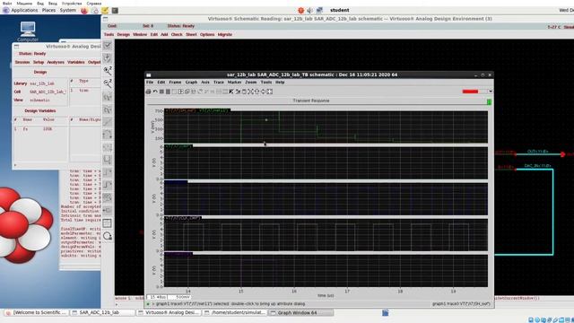 СБИС для ТКС. Как моделировать SAR АЦП на veriloga блоках смотреть онлайн