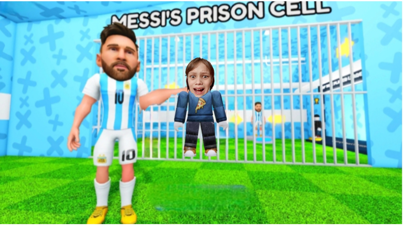 побег от Месси в роблокс смотреть онлайн