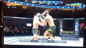 Хабиб Нурмагомедов и Хамзат Чимаев бой в UFC 4
