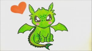 КАК РИСОВАТЬ ДРАКОНА РИСОВАНИЕ ЗЕЛЕНОГО ДРАКОНА
