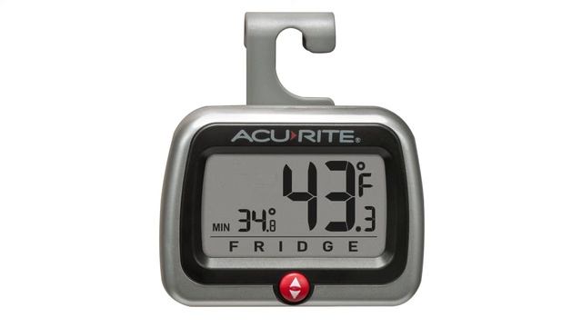 AcuRite 00521W Digital Refrigerator and Freezer Thermometer with Alerts and High/Low Records смотреть онлайн