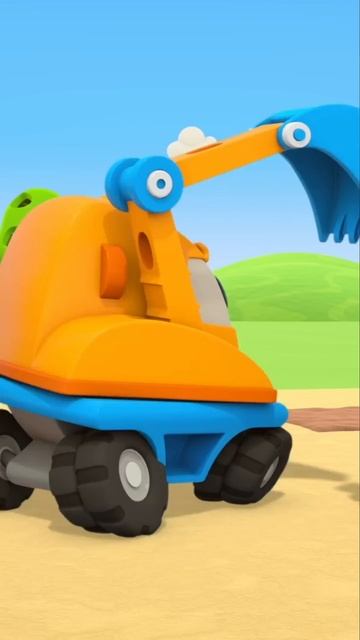 Комбайн собирает урожай Мультфильм для малышей Грузовичок Лева #длядетей #интересно смотреть онлайн