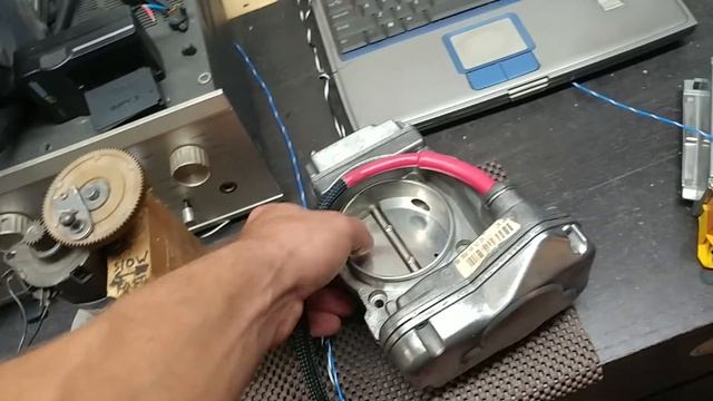 Mercedes 0001415225 throttle body repaired. Bench test смотреть онлайн