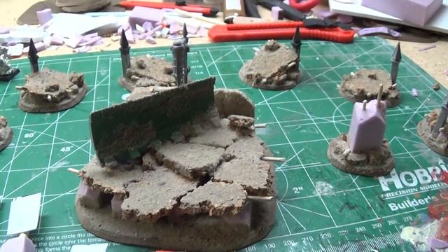 Completed Assembly - White Scars Objective Marker Set - Titan Terrain Studio смотреть онлайн