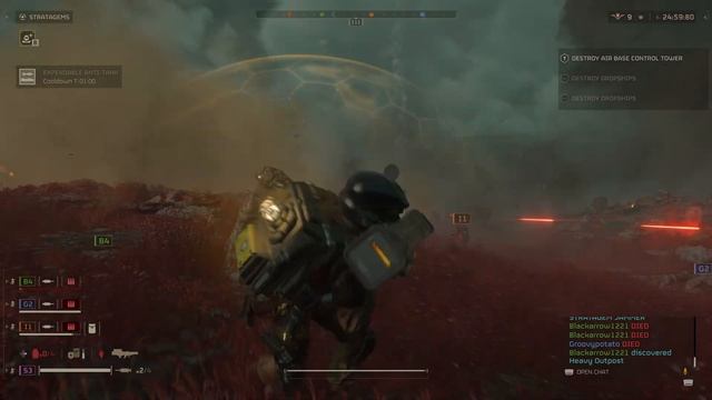 Helldivers 2 8K 60 FPS HDR UBANEA TAKING DOWN YOUR FIRST FACTORY STRIDER LEVEL 50 HELLDIVE смотреть онлайн