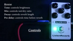 Aural Dream Listen Reverb Guitar Effect Pedal Demo from Ryan Lutton