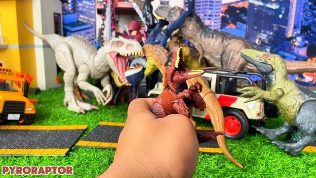 Huge Dinosaurs Haul: Atrociraptor, Brachiosaurus, Megalosaurus, Indoraptor, Bistahieversor, T-REX смотреть онлайн