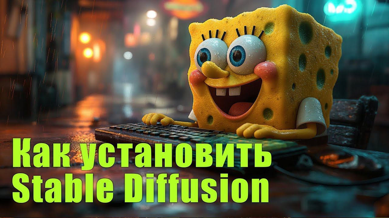 легкая установка Stable Diffusion на локальный компьютер смотреть онлайн