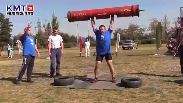 СИЛА КУБАНИ 2019! Николай Погорелый_Подъем бревна смотреть онлайн