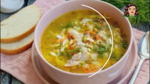 Куриный суп с консервированным горошком и яйцом