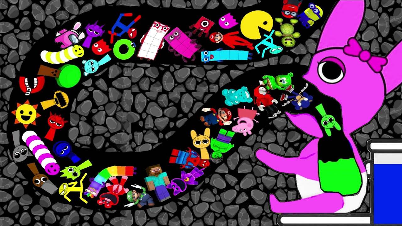 Пинки Ест Стикмена, Спрунки и других персонажей, День выживания 124 смотреть онлайн