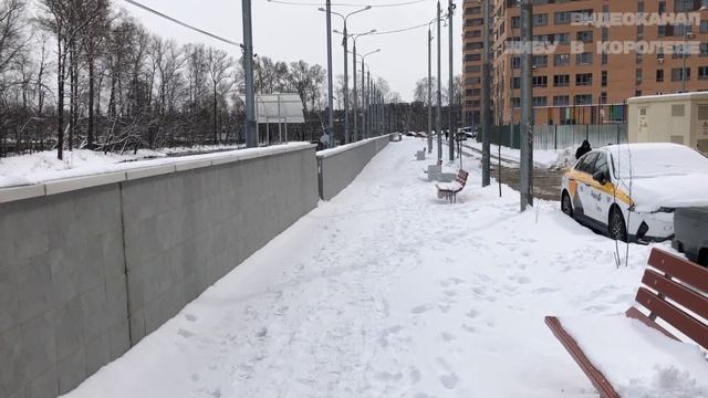 Завалило снегом в апреле 2025. ЖК Ривер Парк г.Королев смотреть онлайн
