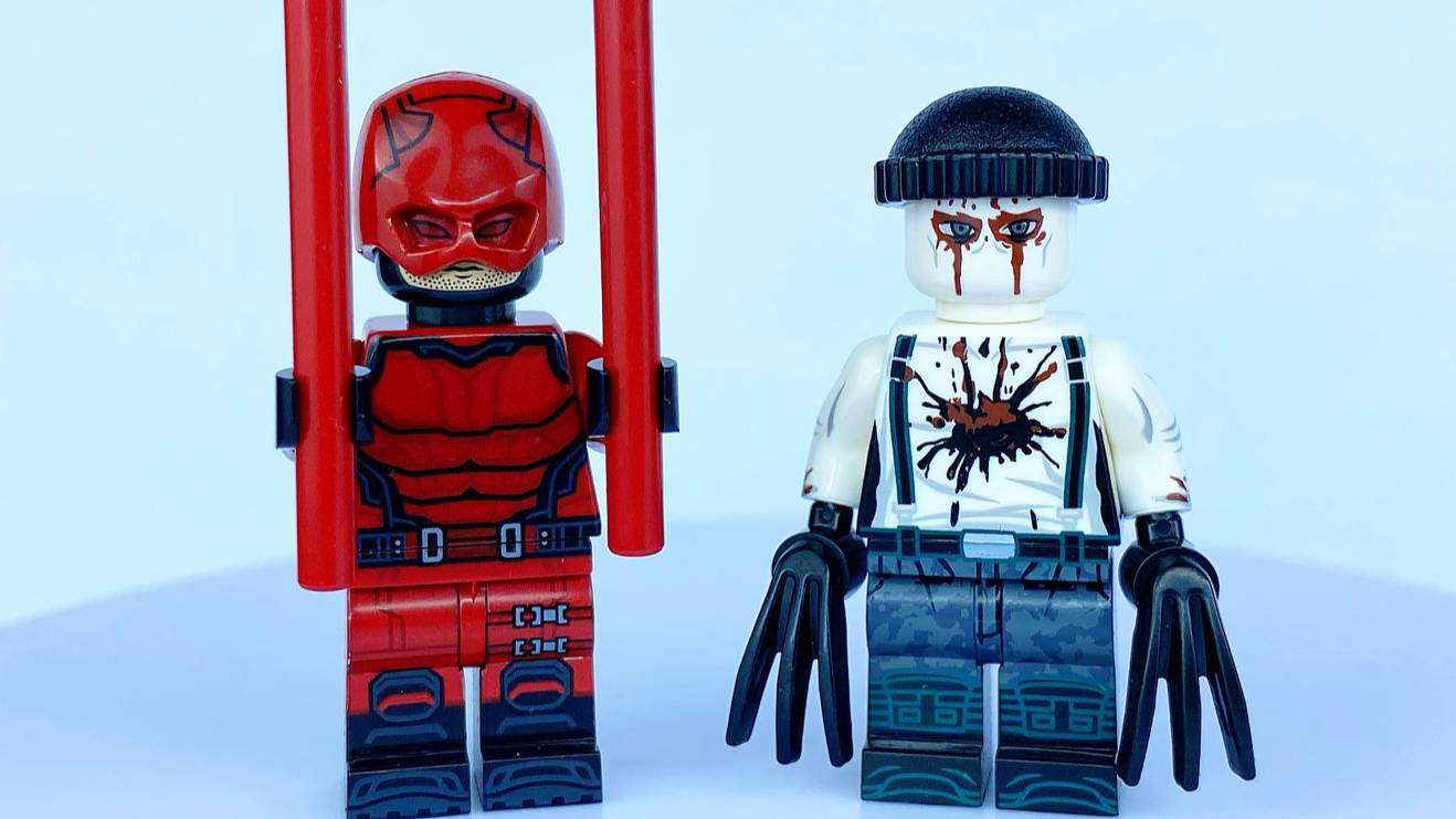 Неоригинальные ЛЕГО Минифигурки по Сериалу Сорвиголова: Рождённый заново от Kopf #лего #марвел