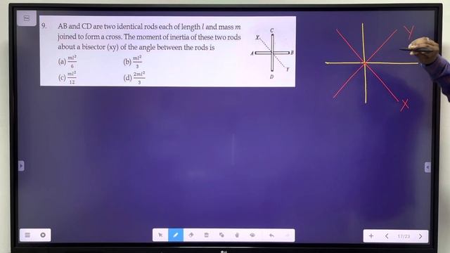 100 problems in 100 hours | Problem 9 | Moment of inertia | NEET22 смотреть онлайн