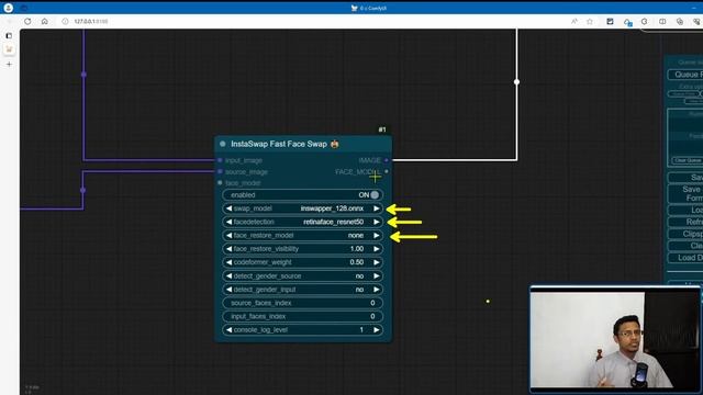 How to swap faces in ComfyUI using InstaSwap - Stable Diffusion Workflow смотреть онлайн