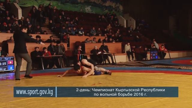 ФИНАЛ: до 86 кг Алигаджи Гамидгаджиев - Бактыяр Карагул уулу смотреть онлайн