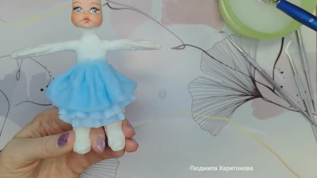 Как сделать пышную юбочку из ваты для ватой игрушки. Ватные игрушки своими руками. смотреть онлайн