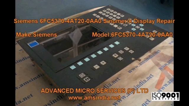 Siemens 6FC5370-4AT20-0AA0 Sinumerik Display Repairs @ Advanced Micro Services Pvt.Ltd смотреть онлайн