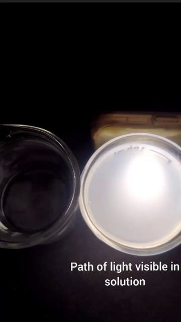 TYNDALL EFFECT | Colloidal Solution | What Happen Light Ray Pass Through Colloidal Solution
