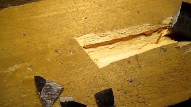 Краш тест ножа из 9хс. Второй заход смотреть онлайн