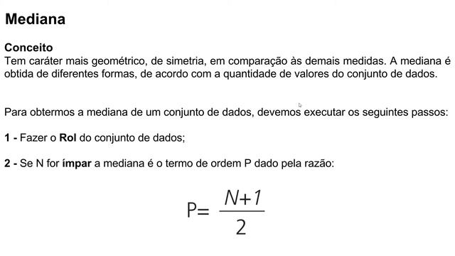 Aula 5 - Medias, Moda e Mediana смотреть онлайн
