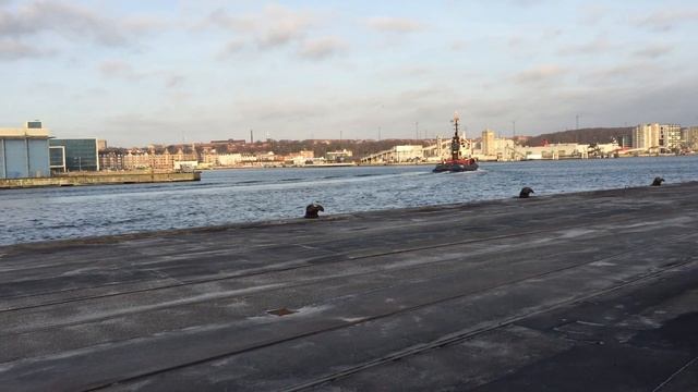 Fairchem Katana leaving the port of Aarhus смотреть онлайн