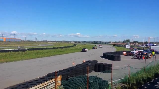 28.08.2016, 7 этап Чемпионата Автодрома СПб по кольцевым гонкам. Гонка 1 с трибун by Vlom. смотреть онлайн