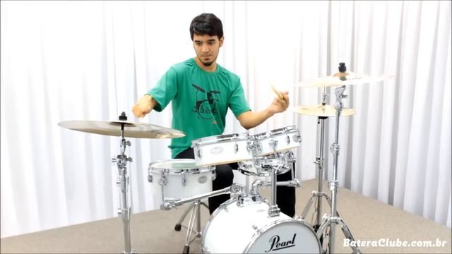 Bateria Pearl Rhythm Traveler Gig Sound Check Drum Set Com Bruno Valverde