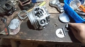 Замена ПОРШНЕВОЙ и ГОЛОВКИ на 72 кубика, ВЗАМЕН РАНЕЕ 48 кубикам на Чёрной Альфе #1