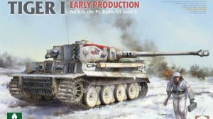 Распаковка Takom 1/35 2195 & 2196 Sd.Kfz.181 Pz.Kpfw.VI Ausf.E Tiger I