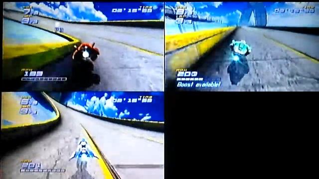 Wii Fast Racing League G5 1/2, 3P local splitscreen, Neutron Shima League, u/l K-Rokoku. смотреть онлайн